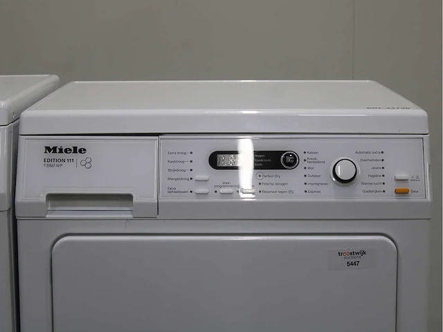 Miele w 5877 edition 111 wasmachine & miele t 8861 wp edition 111 wasdroger - afbeelding 6 van  8