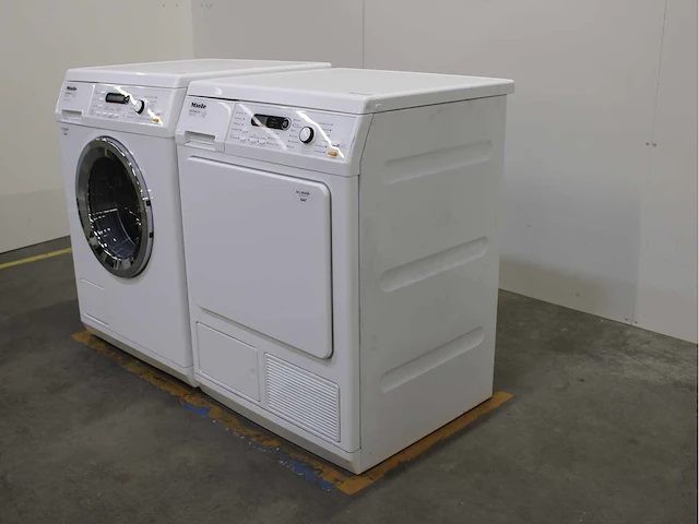 Miele w 5877 edition 111 wasmachine & miele t 8861 wp edition 111 wasdroger - afbeelding 7 van  8
