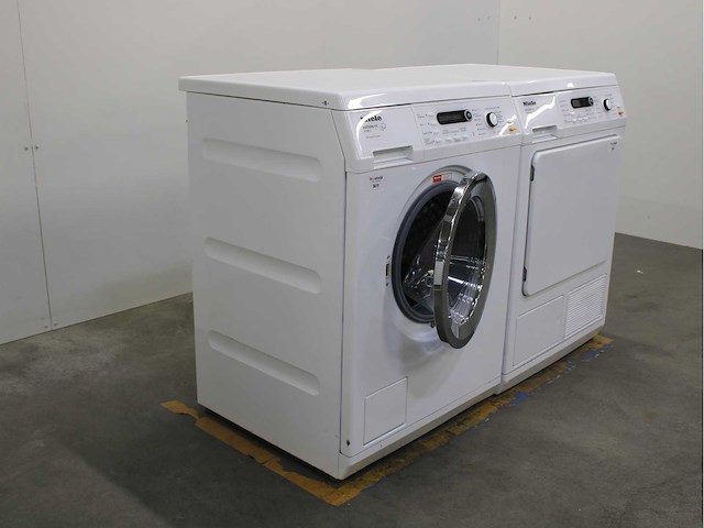 Miele w 5877 edition 111 wasmachine & miele t 8861 wp edition 111 wasdroger - afbeelding 4 van  8