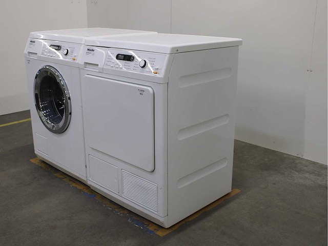 Miele w 5877 edition 111 wasmachine & miele t 8861 wp edition 111 wasdroger - afbeelding 7 van  8