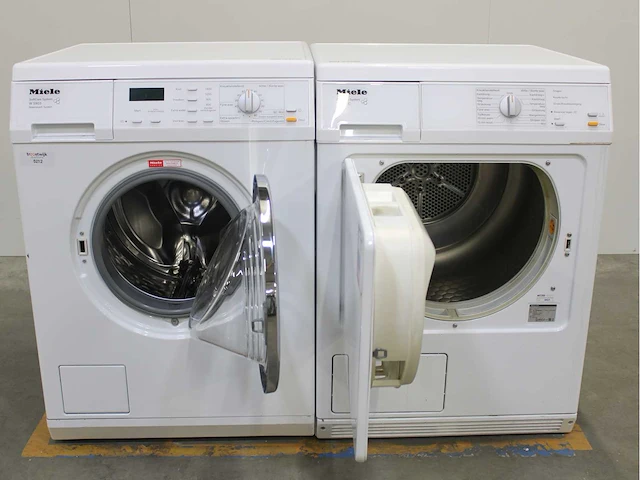 Miele w 5903 softcare system wasmachine & miele t 8903 c wasdroger - afbeelding 2 van  8