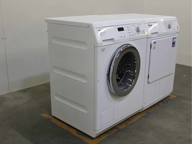 Miele w 5903 softcare system wasmachine & miele t 8903 c wasdroger - afbeelding 4 van  8