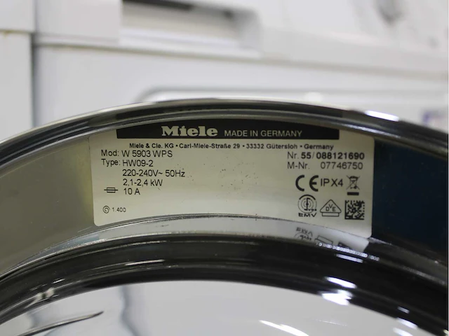 Miele w 5903 softcare system wasmachine & miele t 8903 c wasdroger - afbeelding 5 van  8