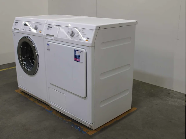Miele w 5903 softcare system wasmachine & miele t 8903 c wasdroger - afbeelding 7 van  8