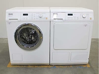 Miele w 5903 softcare system wasmachine & miele t 8967 wp softcare system ecocomfort wasdroger - afbeelding 1 van  8