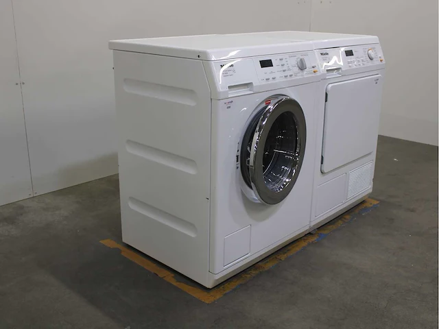 Miele w 5903 softcare system wasmachine & miele t 8967 wp softcare system ecocomfort wasdroger - afbeelding 4 van  8