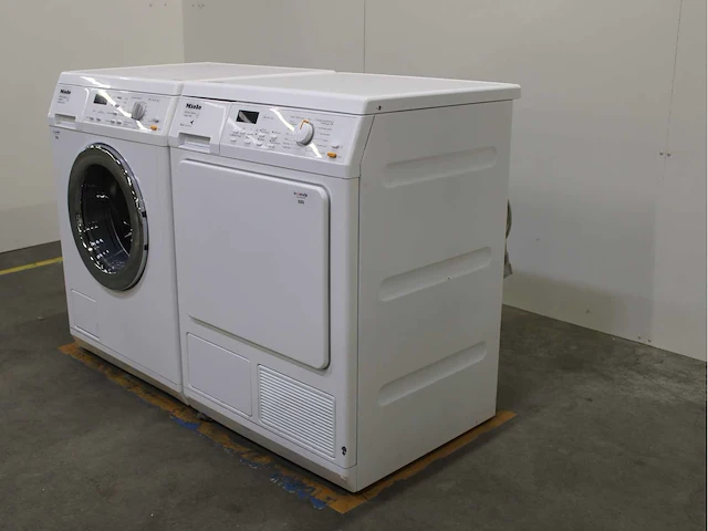 Miele w 5903 softcare system wasmachine & miele t 8967 wp softcare system ecocomfort wasdroger - afbeelding 7 van  8