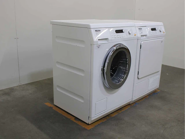 Miele w 5903 softcare system wasmachines & miele t 8827 wp softcare system ecocomfort wasdrogers - afbeelding 4 van  8