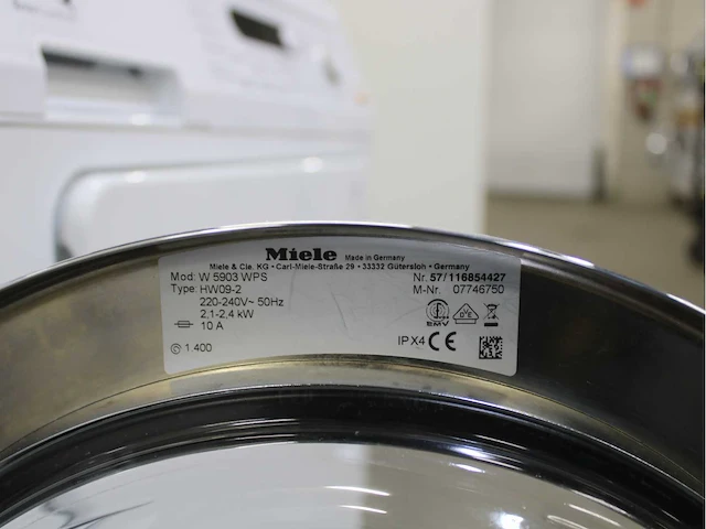 Miele w 5903 softcare system wasmachines & miele t 8827 wp softcare system ecocomfort wasdrogers - afbeelding 5 van  8