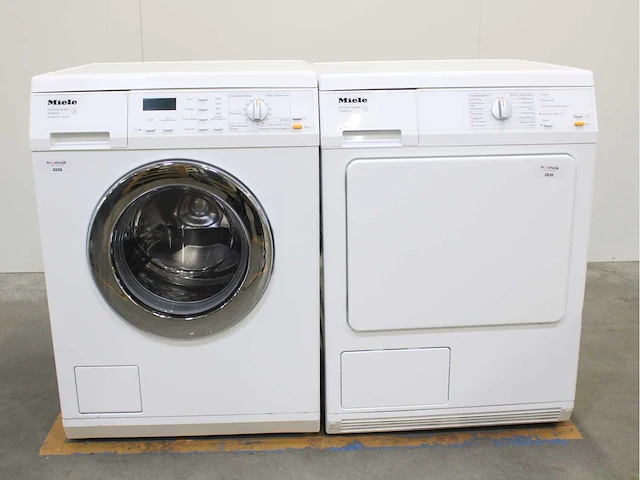 Miele w 5903 softcare system wasmachines & miele t 8903 c wasdrogers - afbeelding 1 van  8