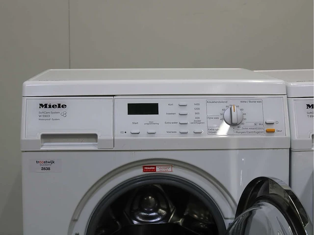 Miele w 5903 softcare system wasmachines & miele t 8903 c wasdrogers - afbeelding 3 van  8