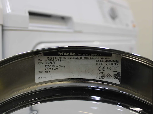 Miele w 5903 softcare system wasmachines & miele t 8903 c wasdrogers - afbeelding 5 van  8