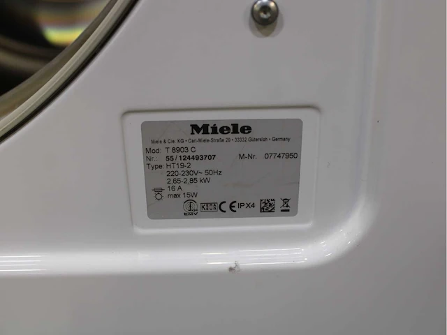Miele w 5903 softcare system wasmachines & miele t 8903 c wasdrogers - afbeelding 8 van  8