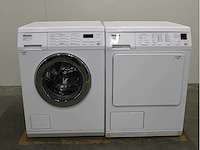Miele w 5933 softcare system wasmachine & miele t 8433 c softcare system wasdroger - afbeelding 1 van  8