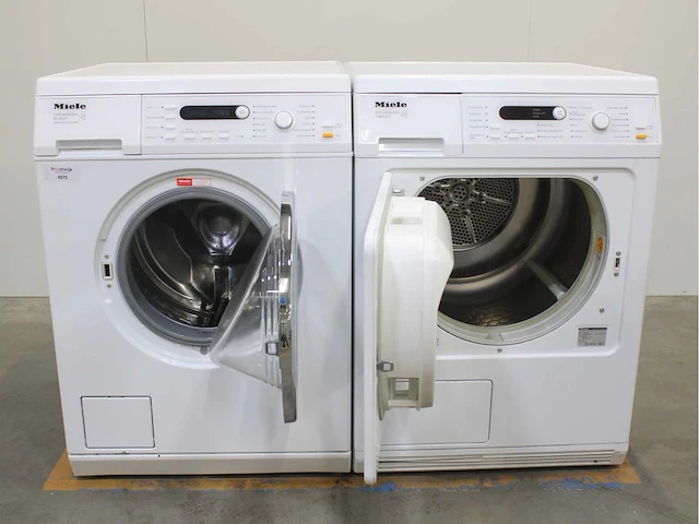 Miele w 5933 softcare system wasmachines & miele t 8823 c softcare system wasdrogers - afbeelding 2 van  8