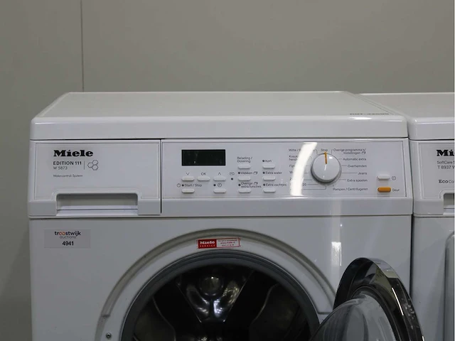 Miele w 5963 softcare system wasmachine & miele t 8937 wp softcare system ecocomfort wasdroger - afbeelding 3 van  8