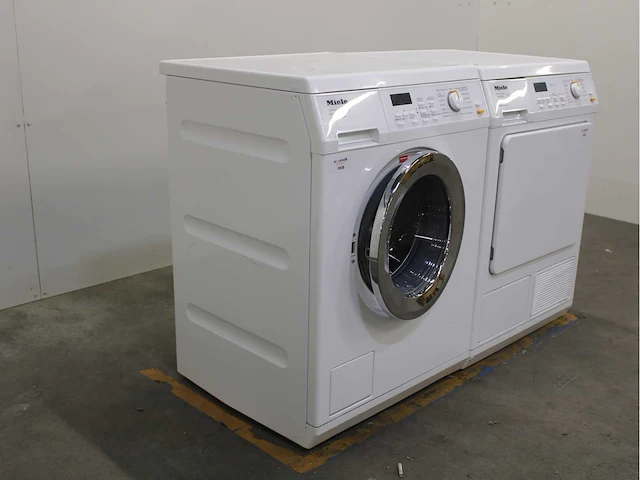 Miele w 5965 softcare system wasmachine & miele t 8967 wp softcare system ecocomfort wasdroger - afbeelding 4 van  8