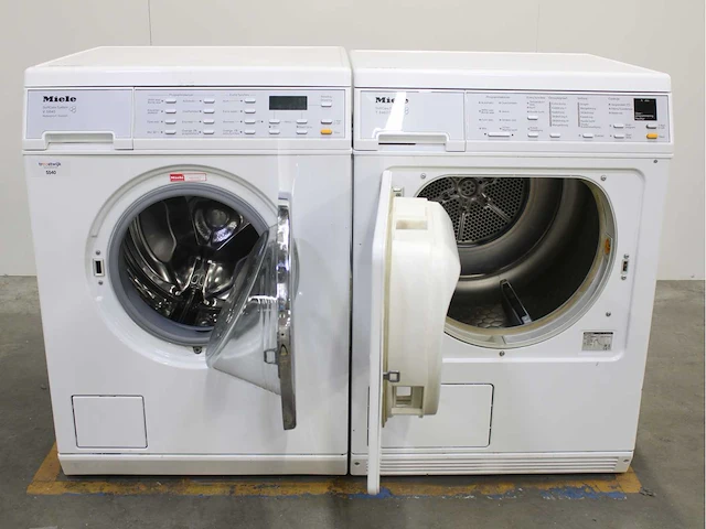 Miele w 5973 softcare system wasmachine & miele t 8463 c softcare system wasdroger - afbeelding 2 van  8