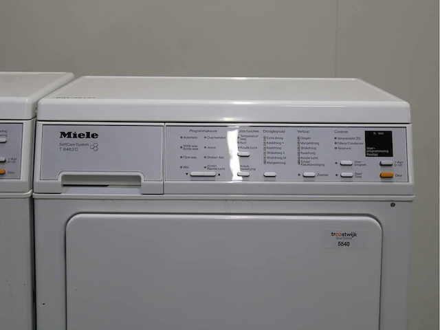 Miele w 5973 softcare system wasmachine & miele t 8463 c softcare system wasdroger - afbeelding 6 van  8