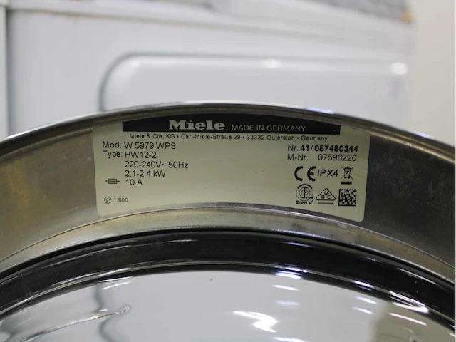 Miele w 5979 softcare system wasmachine & miele t 8663 c softcare system wasdroger - afbeelding 5 van  8