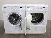 Miele w 5993 softcare system wasmachine & miele t 8999 wp softcare system ecocomfort wasdroger - afbeelding 2 van  8
