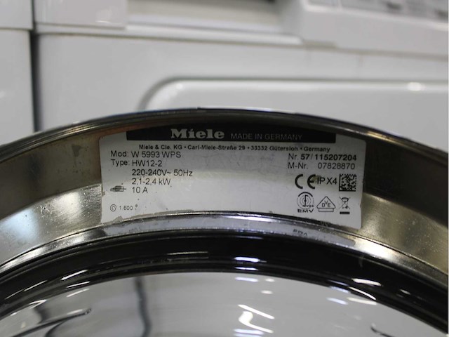 Miele w 5993 softcare system wasmachine & miele t 8999 wp softcare system ecocomfort wasdroger - afbeelding 5 van  8