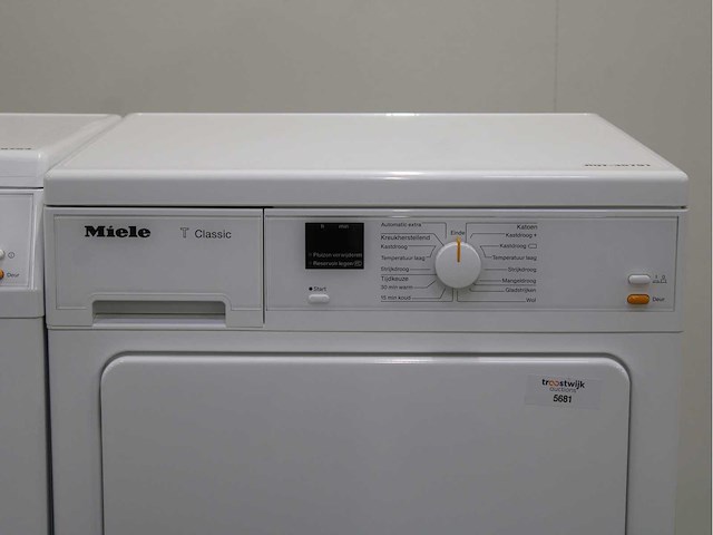 Miele w classic eco wasmachine & miele t classic wasdroger - afbeelding 6 van  8