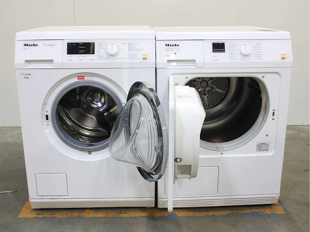 Miele w classic eco wasmachines & miele t classic wasdrogers - afbeelding 2 van  8
