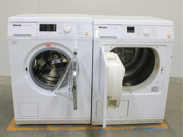 Miele w classic eco wasmachines & miele t classic wasdrogers - afbeelding 2 van  8