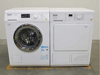 Miele w classic ecocomfort wasmachine & miele t 8164 wp softcare system ecocomfort wasdroger - afbeelding 1 van  8