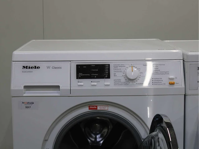 Miele w classic ecocomfort wasmachine & miele t 8164 wp softcare system ecocomfort wasdroger - afbeelding 3 van  8