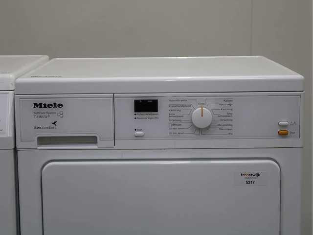 Miele w classic ecocomfort wasmachine & miele t 8164 wp softcare system ecocomfort wasdroger - afbeelding 6 van  8