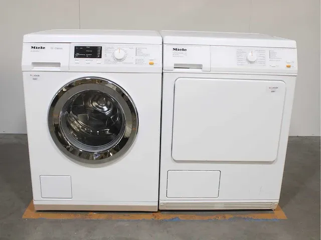 Miele w classic ecocomfort wasmachine & miele t 8403 c softcare system droger - afbeelding 1 van  8