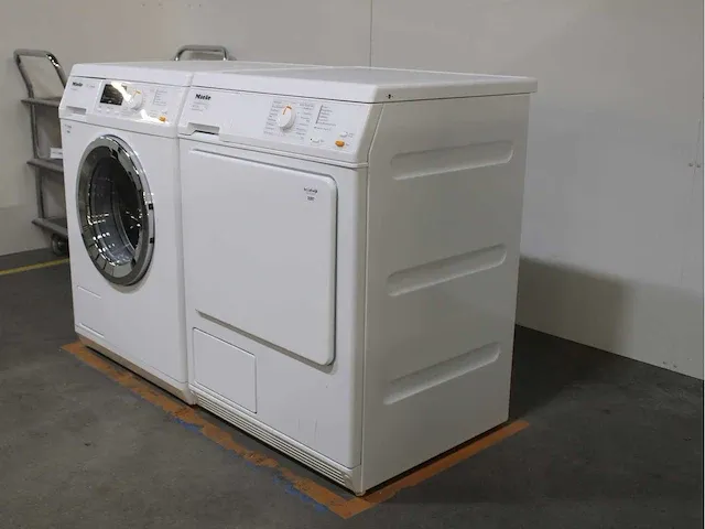Miele w classic ecocomfort wasmachine & miele t 8403 c softcare system droger - afbeelding 7 van  8