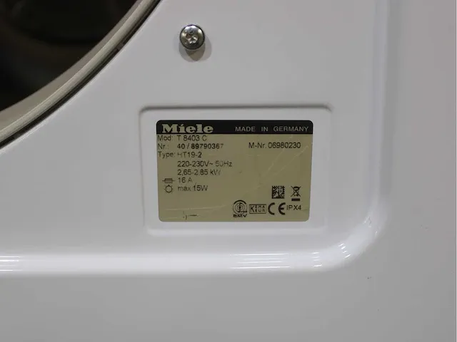 Miele w classic ecocomfort wasmachine & miele t 8403 c softcare system droger - afbeelding 8 van  8