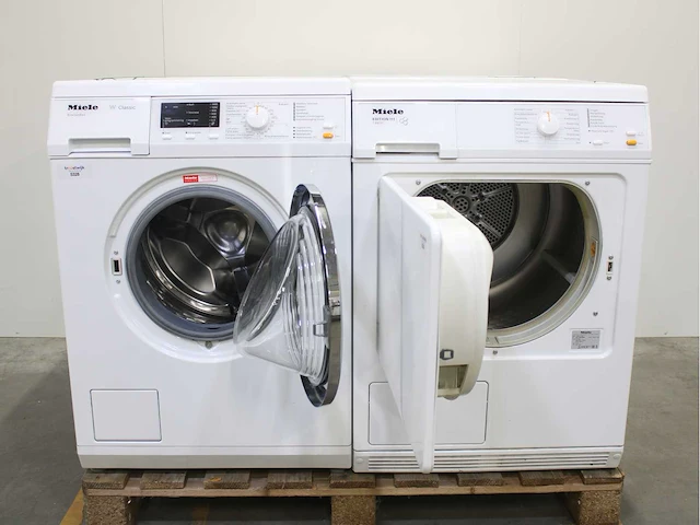 Miele w classic ecocomfort wasmachine & miele t 8813 c edition 111 wasdroger - afbeelding 2 van  8