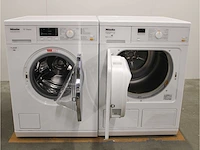 Miele w classic ecoplus & comfort wasmachine & miele t 8164 wp softcare system ecocomfort droger - afbeelding 2 van  8