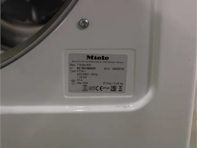 Miele w classic ecoplus & comfort wasmachine & miele t 8164 wp softcare system ecocomfort droger - afbeelding 8 van  8