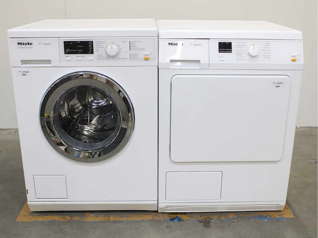 Miele w classic ecoplus & comfort wasmachine & miele t classic wasdroger - afbeelding 2 van  8
