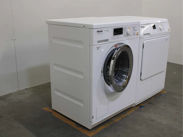 Miele w classic ecoplus & comfort wasmachine & miele t classic wasdroger - afbeelding 4 van  8