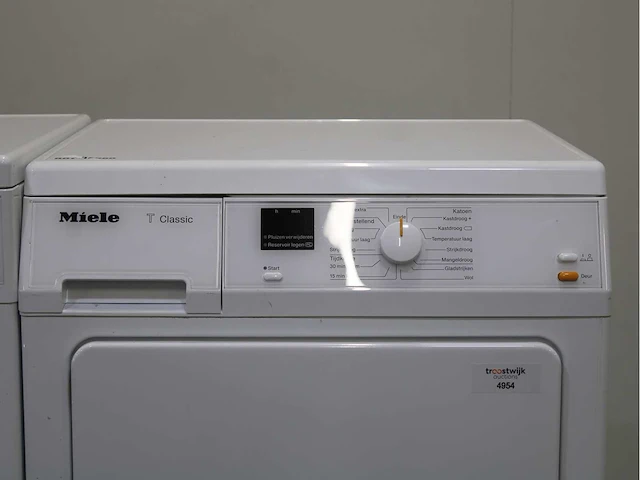 Miele w classic ecoplus & comfort wasmachine & miele t classic wasdroger - afbeelding 6 van  8