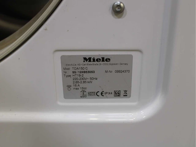 Miele w classic ecoplus & comfort wasmachine & miele t classic wasdroger - afbeelding 8 van  8