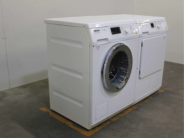 Miele w classic ecoplus & comfort wasmachine & miele t classic wasdroger - afbeelding 4 van  8