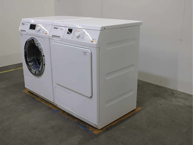 Miele w classic ecoplus & comfort wasmachine & miele t classic wasdroger - afbeelding 7 van  8