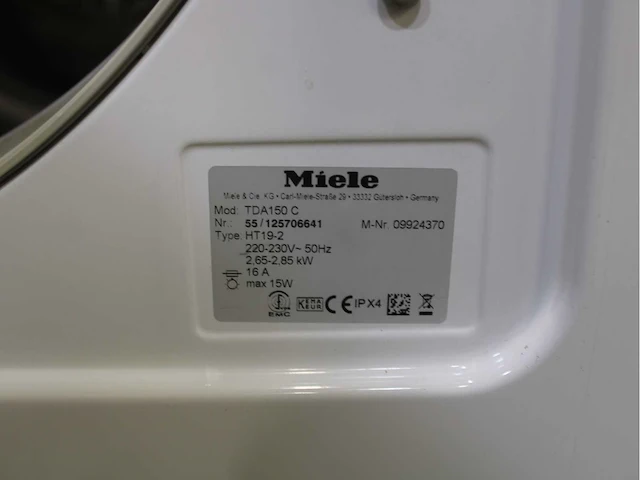 Miele w classic ecoplus & comfort wasmachine & miele t classic wasdroger - afbeelding 8 van  8