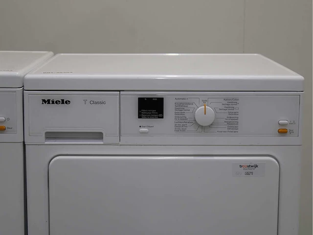 Miele w classic ecoplus & comfort wasmachine & miele t classic wasdroger - afbeelding 5 van  7