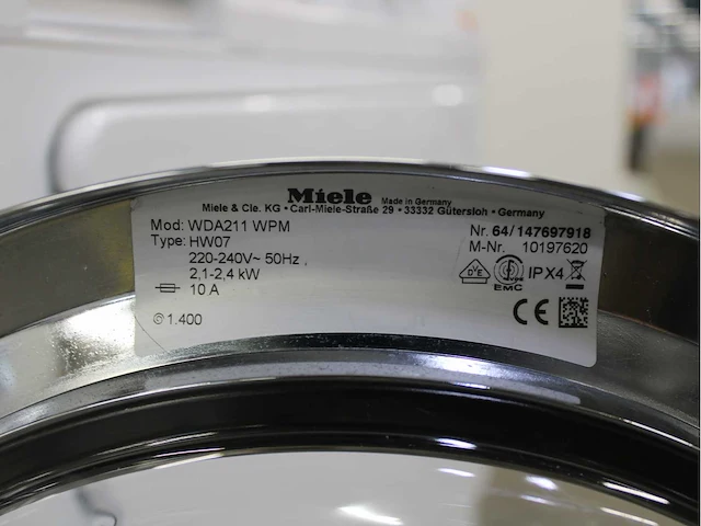 Miele w classic ecoplus & comfort wasmachine & miele t classic wasdroger - afbeelding 5 van  8