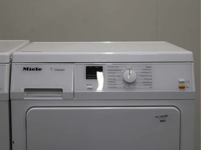Miele w classic ecoplus & comfort wasmachine & miele t classic wasdroger - afbeelding 6 van  8