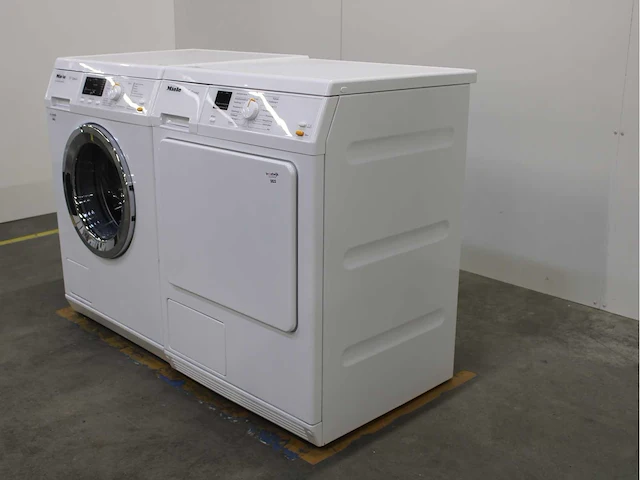 Miele w classic ecoplus & comfort wasmachine & miele t classic wasdroger - afbeelding 7 van  8