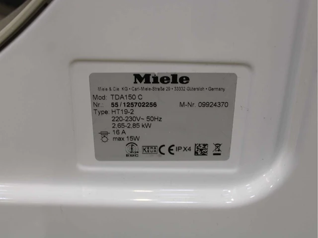 Miele w classic ecoplus & comfort wasmachine & miele t classic wasdroger - afbeelding 8 van  8